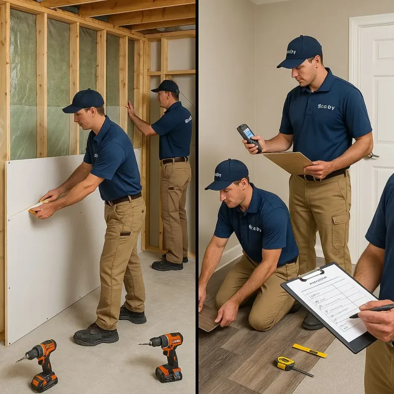 Repairs and Reconstruction process in Johnson City, TN